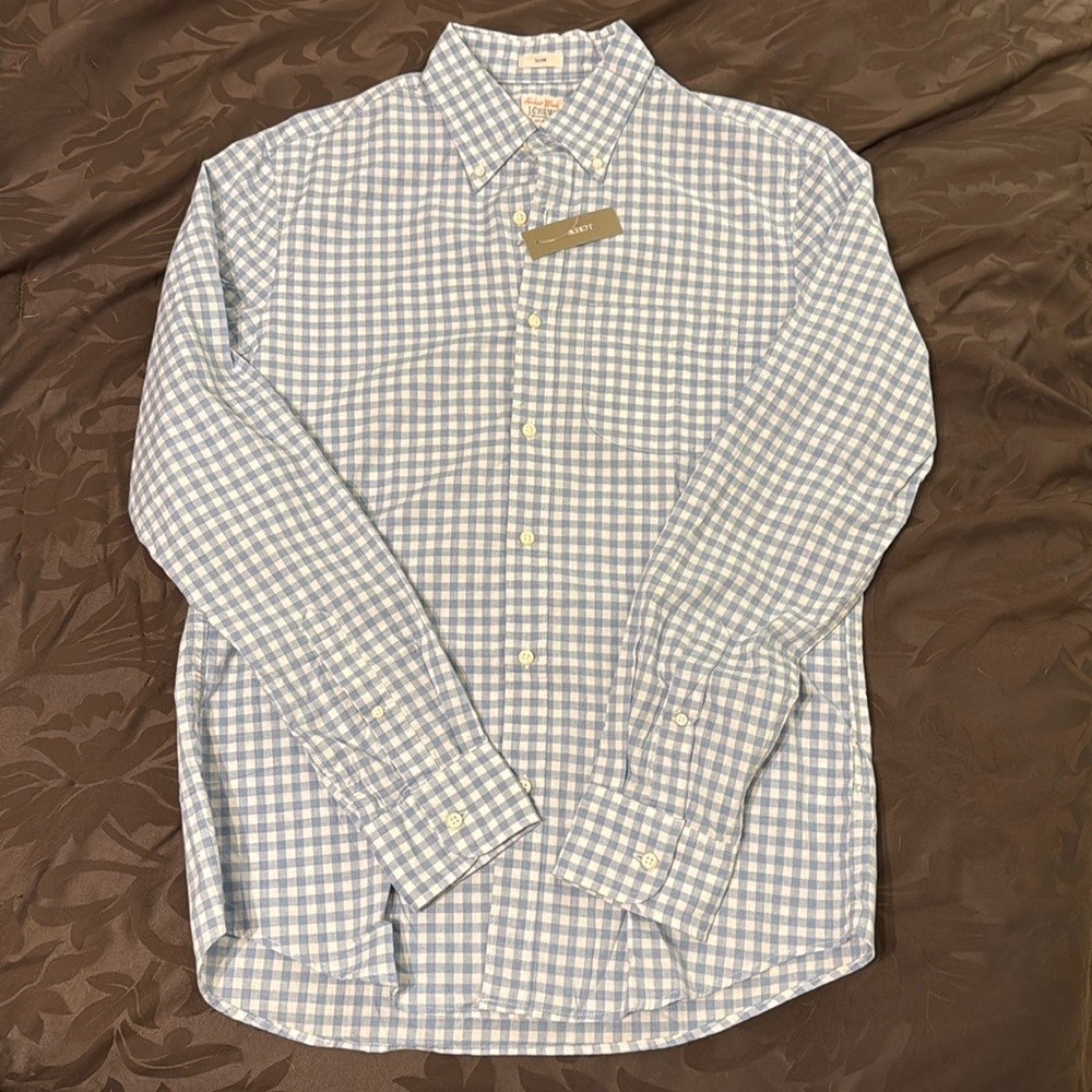 J Crew Secret Wash Size M Slim Fit Slim Fot